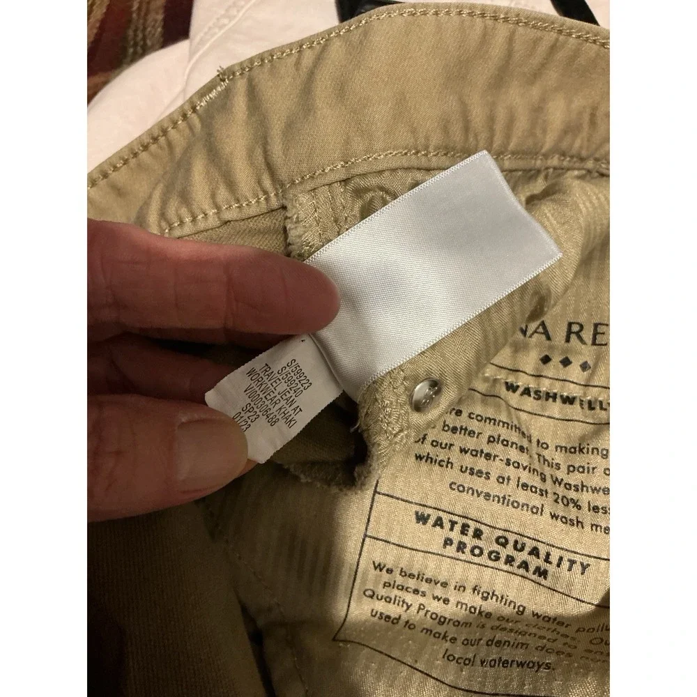 Banana Republic Travel Jean Khaki Tan Straight Leg 34x30 Athletic Fit